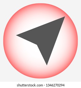 gps vector icon 10 eps
