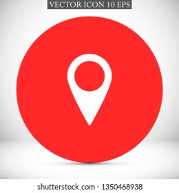 GPS vector icon 10 eps