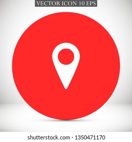 GPS vector icon 10 eps