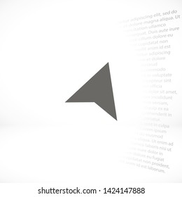 gps vector icon 10 eps , Lorem ipsum Flat design