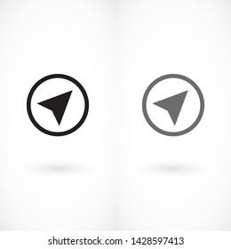 gps vector icon 10 eps ,  Flat design