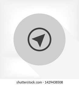 gps vector icon 10 eps , Lorem ipsum Flat design