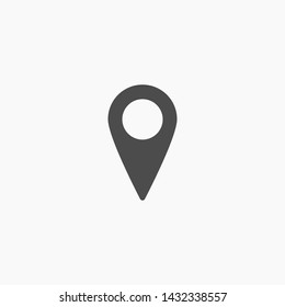 GPS vector icon 10 eps , Lorem ipsum Flat design