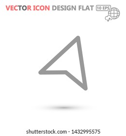 gps vector icon 10 eps , Lorem ipsum Flat design