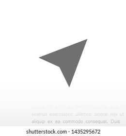 gps vector icon 10 eps , Lorem ipsum Flat design
