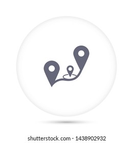 GPS vector icon 10 eps , Lorem ipsum Flat design