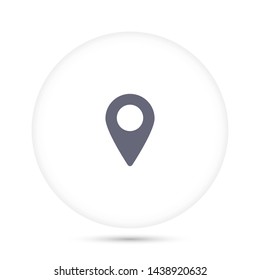 GPS vector icon 10 eps , Lorem ipsum Flat design