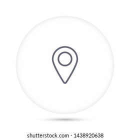 GPS vector icon 10 eps , Lorem ipsum Flat design
