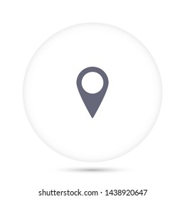 GPS vector icon 10 eps , Lorem ipsum Flat design