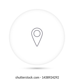 GPS vector icon 10 eps , Lorem ipsum Flat design