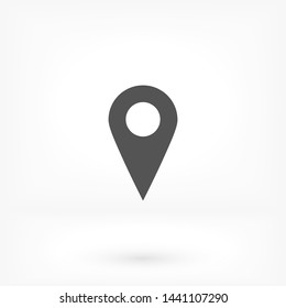 GPS vector icon 10 eps , Lorem ipsum Flat design
