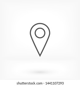 GPS vector icon 10 eps , Lorem ipsum Flat design