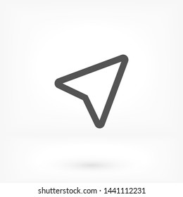 gps vector icon 10 eps , Lorem ipsum Flat design