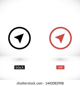 gps vector icon 10 eps , Lorem ipsum Flat design