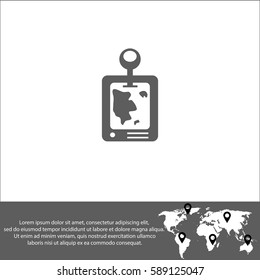 GPS vector  icon.