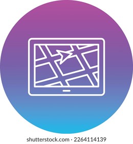 Gps vector icon. Can be used for printing, mobile and web applications.