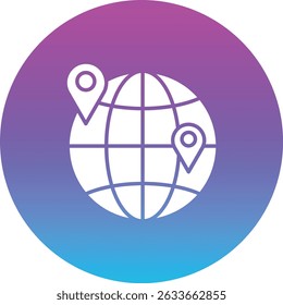 Icono de Vector GPS. Se puede utilizar para aplicaciones de impresión, móviles y de Web.