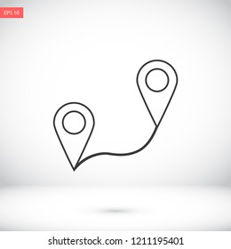 gps vector icon eps 10