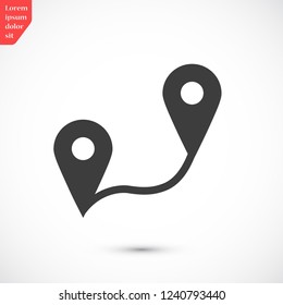 gps vector icon eps 10