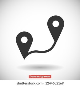 gps vector icon eps 10