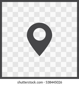 GPS vector icon. Isolated illustration. Business picture.