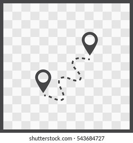 Gps vector icon. Isolated illustration. Business picture.