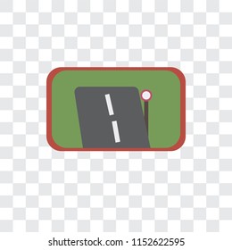 Gps vector icon isolated on transparent background, Gps logo concept