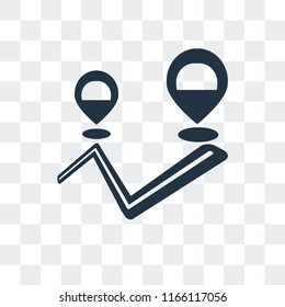 Gps vector icon isolated on transparent background, Gps logo concept