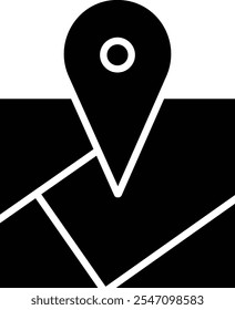 Detailliertes GPS-Vektorgrafik-Symbol
