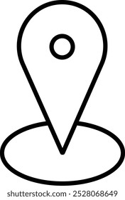 Design de ícone de ilustração de vetor GPS