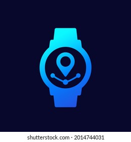 icono de vigilancia gps para web