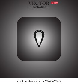 gps, web icon. vector design