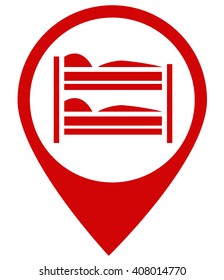 Gps with wifi icon.Gps with wifi icon vector.Hostel Icon.