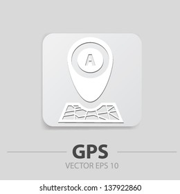 GPS,Map vector