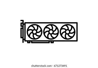 GPU Graphic card icon