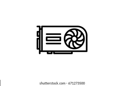 GPU Graphic card icon