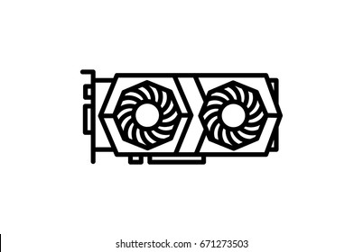 GPU Graphic card icon