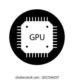 icono GPU. Color del icono del panel de circuitos editable