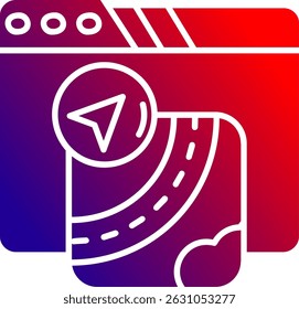 Design de ícone de vetor de linha Gpu