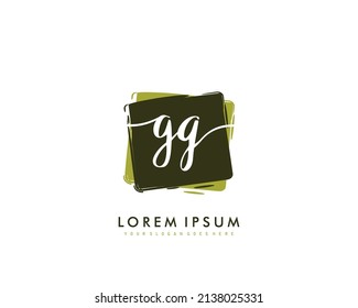 GQ Initial beauty monogram logo vector