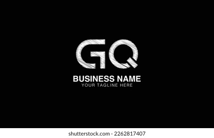 GQ initial logo | initial based abstract modern minimal creative logo, vector template image. luxury logotype logo, real estate homie logo. typography. initials