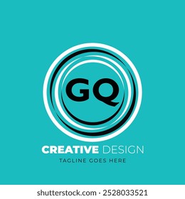 GQ letter logo creative design. GQ unique design. Vector illustration