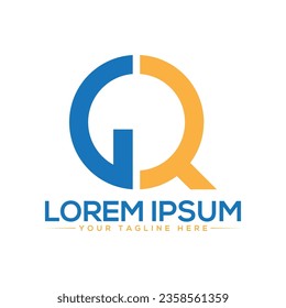 Diseño del logotipo de la carta GQ diseño del logotipo diseño del logo creativo