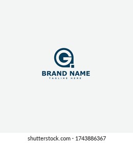 GQ Letter Logo Design Template Vector