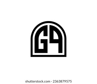 GQ logo design vector template
