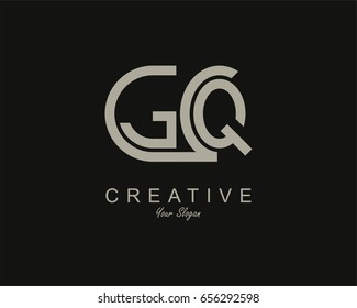 GQ Logo. Letter design vector