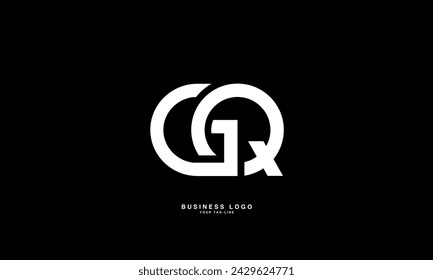 GQ, QG, G, Q, Abstract Letters Logo Monogram