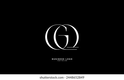 GQ, QG, G, Q, Abstract Letters Logo monogram