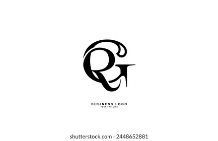 GQ, QG, G, Q, Abstract Letters Logo monogram