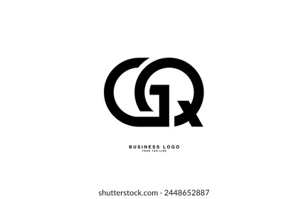 GQ, QG, G, Q, Abstract Letters Logo monogram